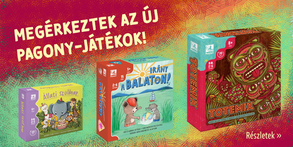 Megérkeztek a legújabb Pagony-játékok!